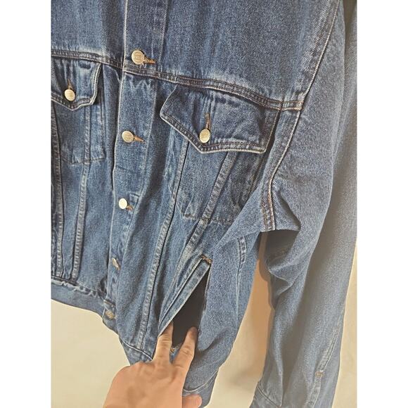 Eagles‎ Ridge Embroidered Denim Jacket Mens L American Flag Patriotic - Picture 5 of 7